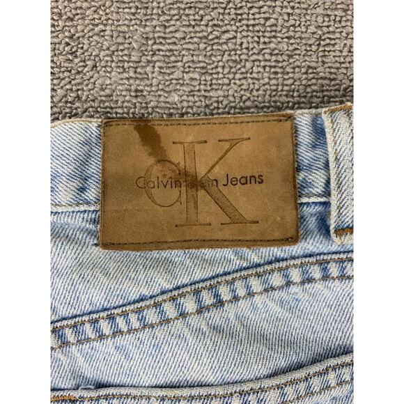 Vintage Calvin Klein Jeans Women 10 Blue Denim Super Slim Enzyme Wash USA Made - Picture 3 of 13